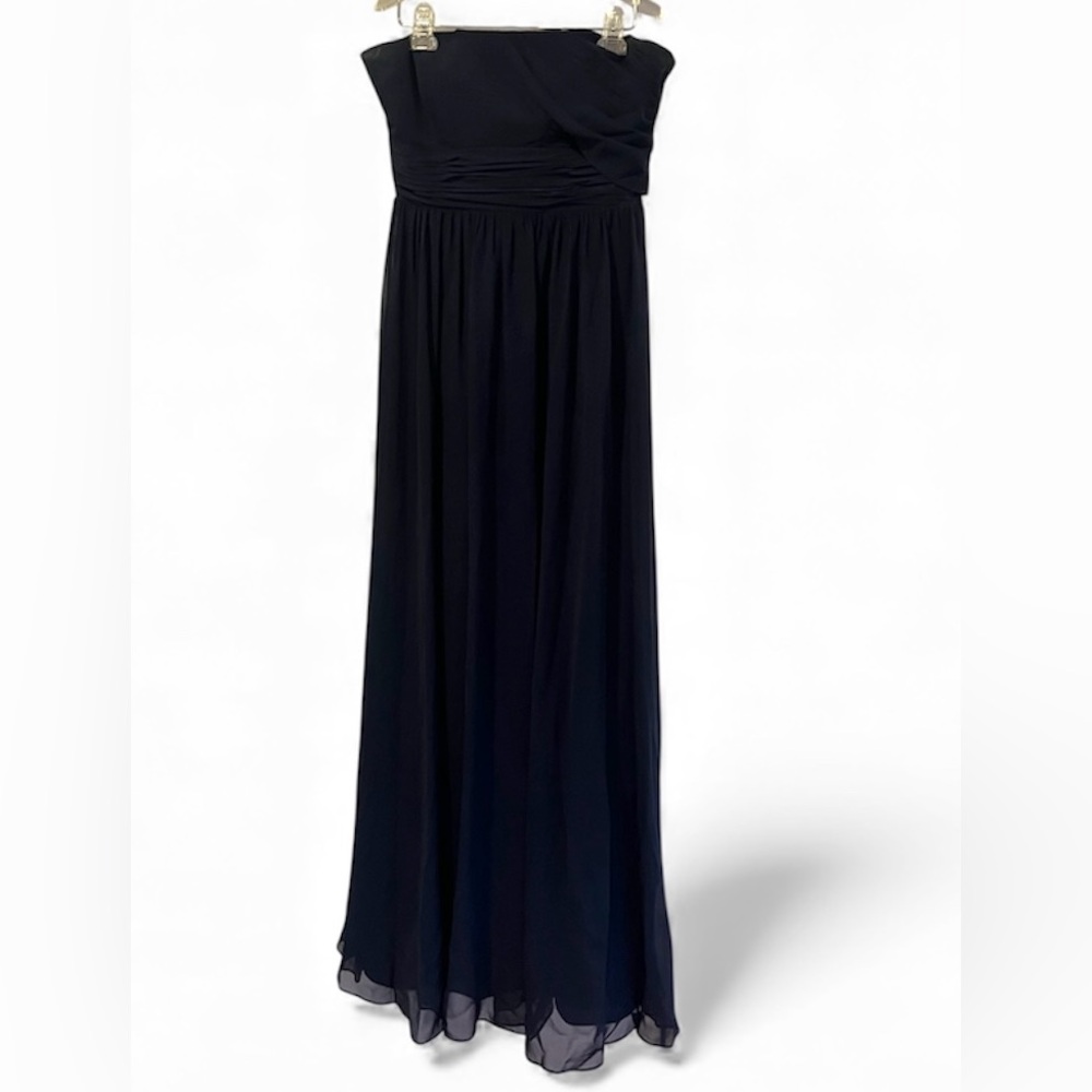 Alfred Angelo Strapless Navy Blue Dress